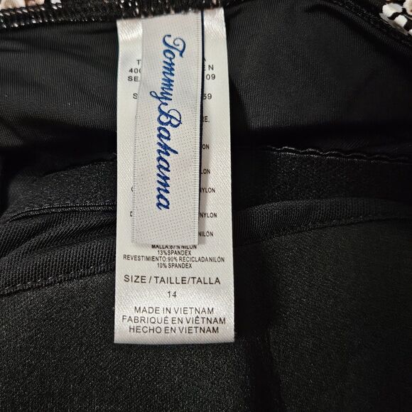 Tommy Bahama Brown Animal Print‎ One Piece Bathing Swim Suit Size 14 - Picture 4 of 4